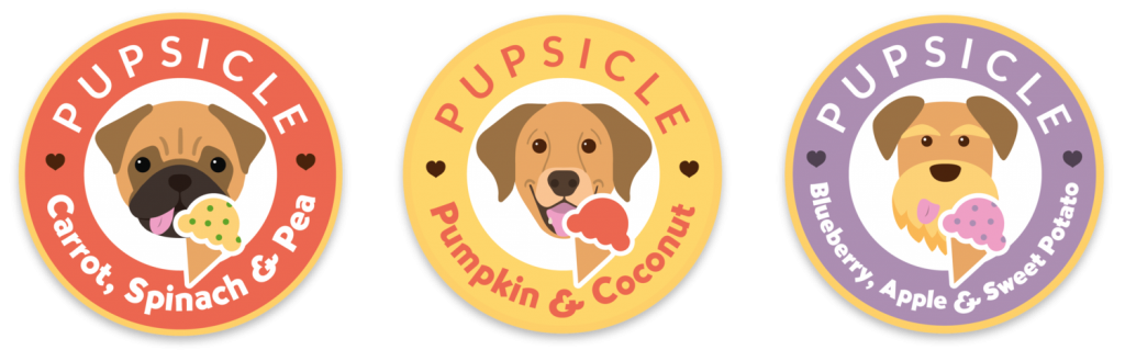 Pupsicle ice cream products